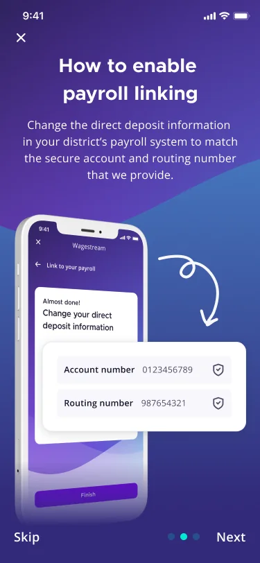 How to enable payroll linking explainer