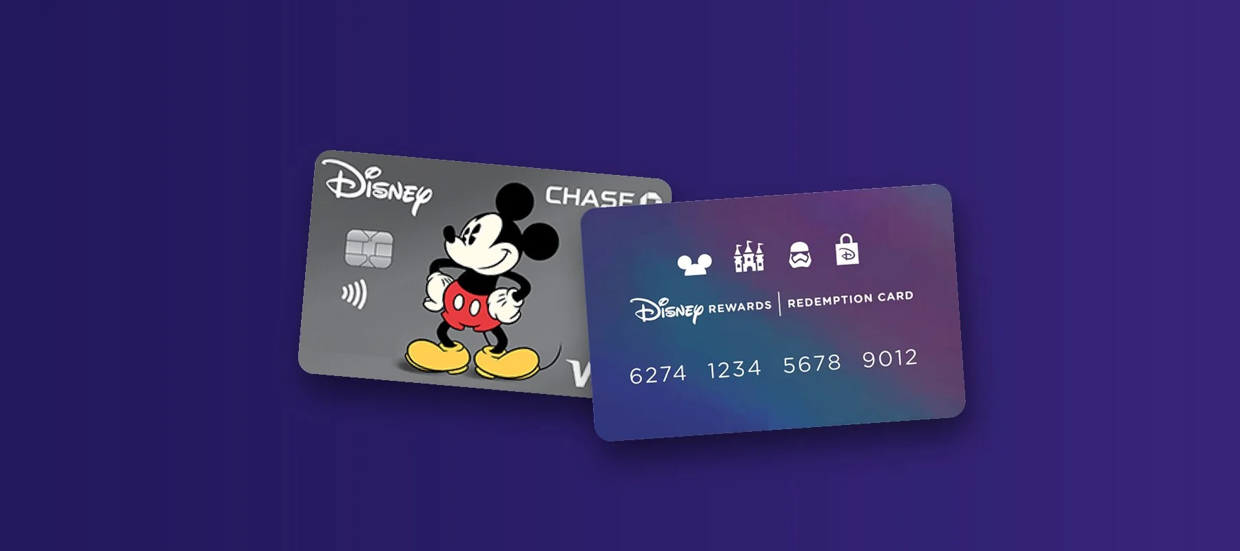Disney Visa and Disney Rewards Redemption Card from Chase